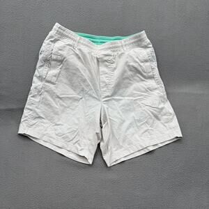 Men's White Casual Shorts